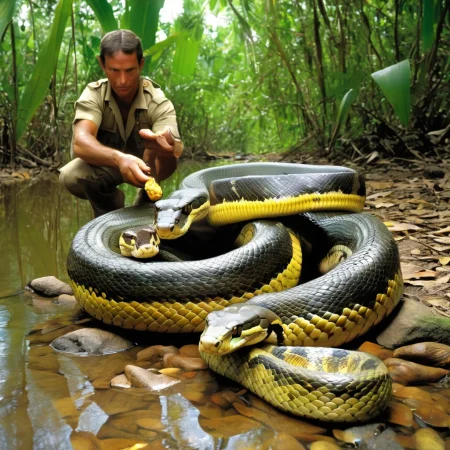 ¿Qué comen las anacondas? Descubre la dieta de estos gigantes de la selva