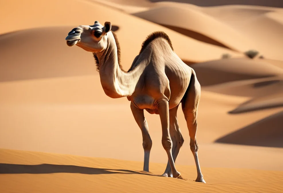 Estructura del cuerpo del camello