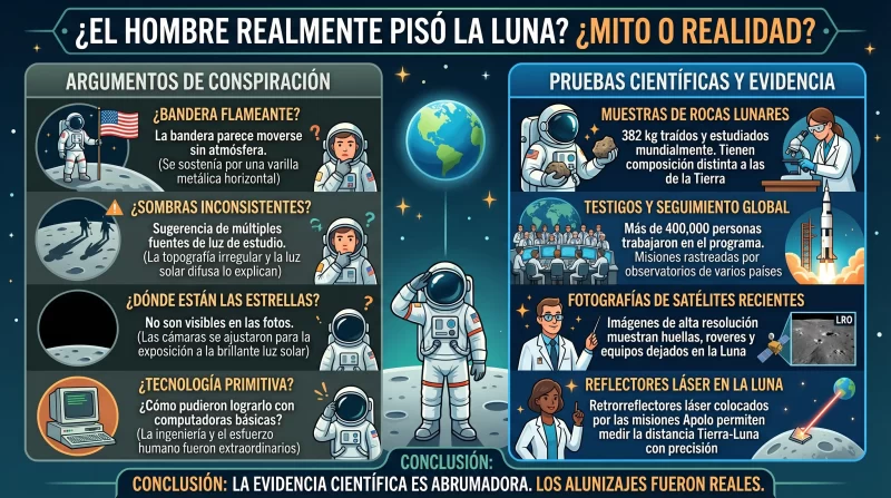 ¿El Hombre Realmente Piso la Luna?